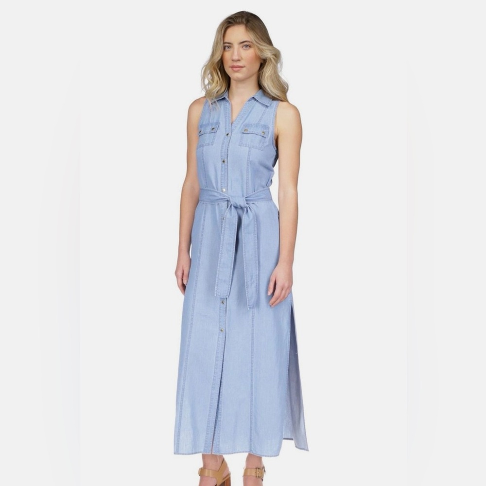 Michael Kors Light Blue Maxi Dress